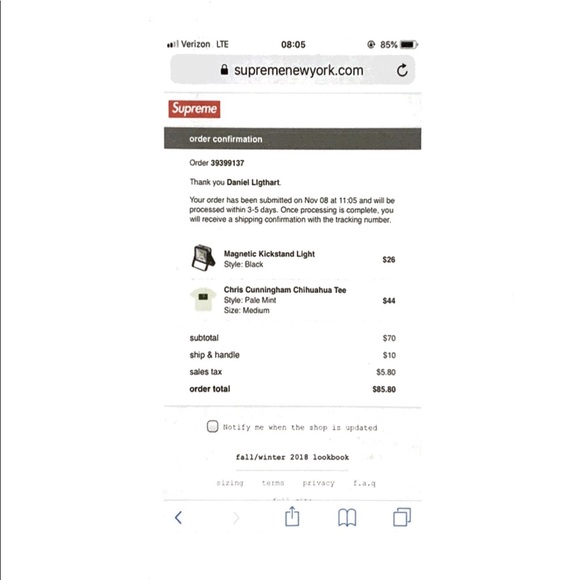 Authentic Supreme Chris Cunningham Chihuahua - Picture 5 of 5